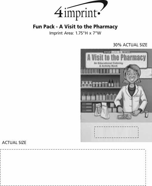 Imprint Area of Fun Pack - A Visit to the Pharmacy