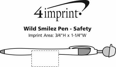 Imprint Area of Wild Smilez Pen - Safety
