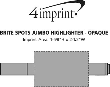 Imprint Area of Brite Spots Jumbo Highlighter - Opaque