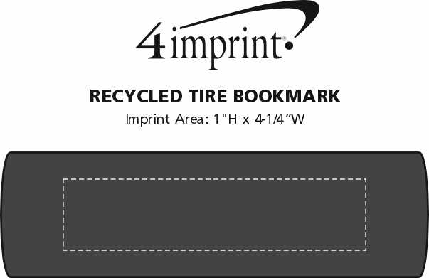 Imprint Area of Tire Bookmark