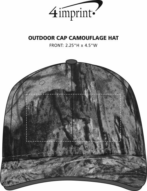 Imprint Area of Outdoor Cap Camouflage Hat