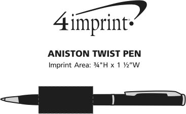 Imprint Area of Aniston Twist Pen