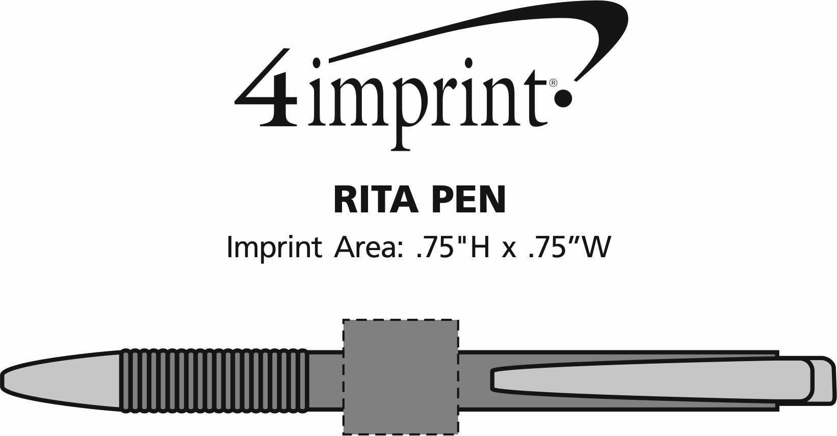 Imprint Area of Rita Pen