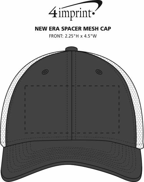 Imprint Area of New Era Spacer Mesh Cap