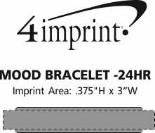 Imprint Area of Mood Bracelet - 24 hr