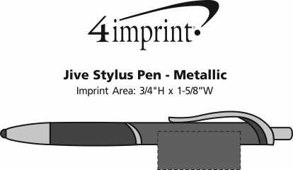 Imprint Area of Jive Stylus Pen