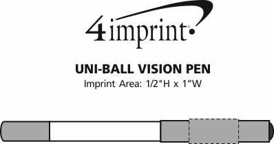 Imprint Area of uni-ball Vision Pen