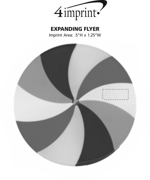 Imprint Area of Expanding Flyer