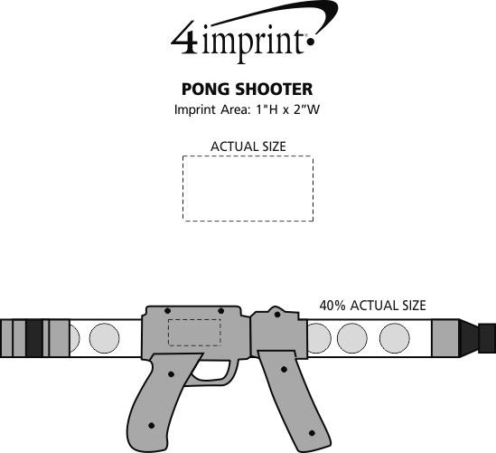 Imprint Area of Pong Shooter