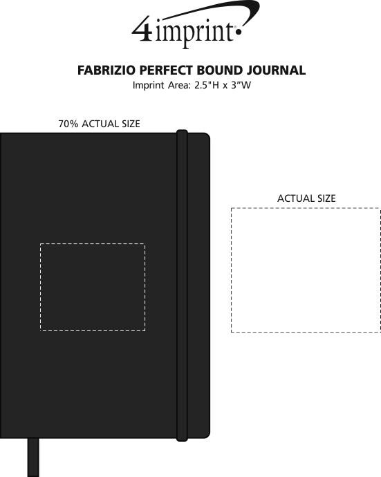 Imprint Area of Fabrizio Perfect Bound Journal