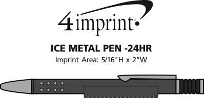 Imprint Area of Ice Metal Pen - 24 hr