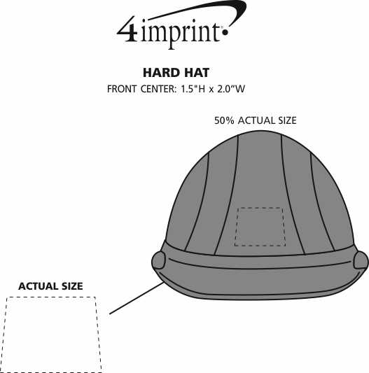 Imprint Area of Hard Hat
