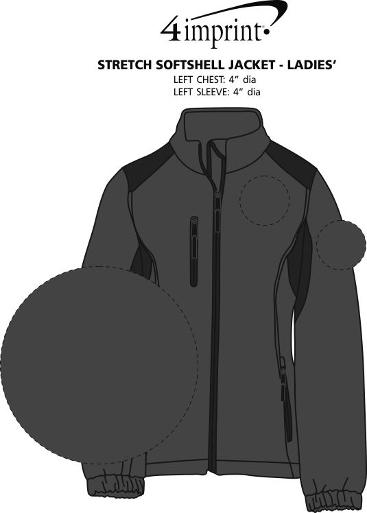 Stretch Soft Shell Jacket Ladies' 121734L