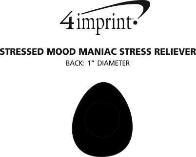 Imprint Area of Stressed Mini Mood Maniac Stress Reliever