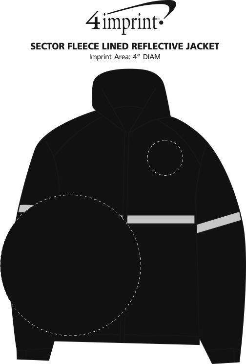 Sector Fleece Lined Reflective Jacket 122483