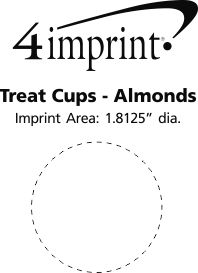Imprint Area of Treat Cups - Almonds