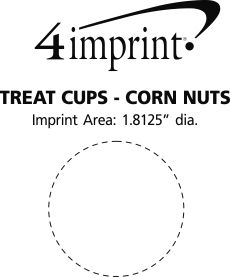 Imprint Area of Treat Cups - Corn Nuts