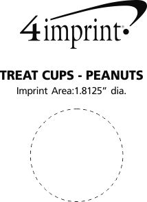 Imprint Area of Treat Cups - Peanuts