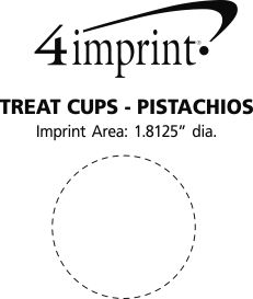 Imprint Area of Treat Cups - Pistachios