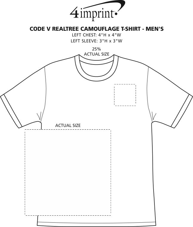 Code V Realtree Camouflage TShirt Men's 122932M