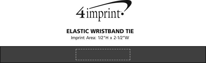 Imprint Area of Elastic Wristband Hair Tie