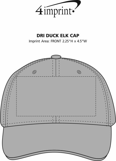 Imprint Area of DRI DUCK Elk Cap