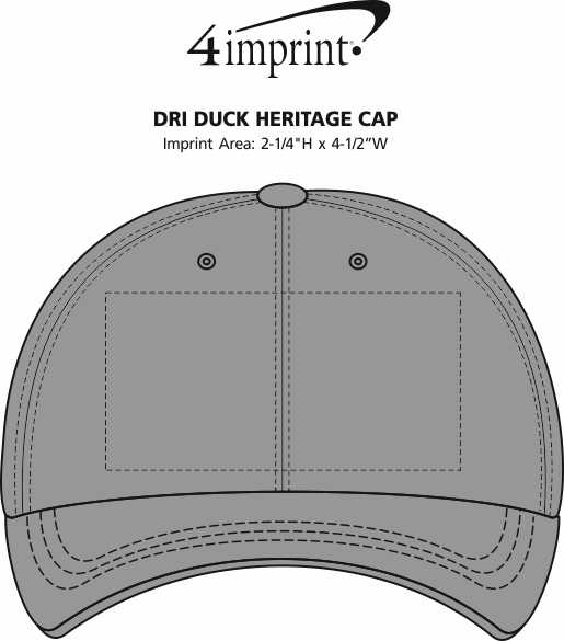 Imprint Area of DRI DUCK Heritage Cap