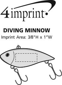 Imprint Area of Diving Minnow Lure