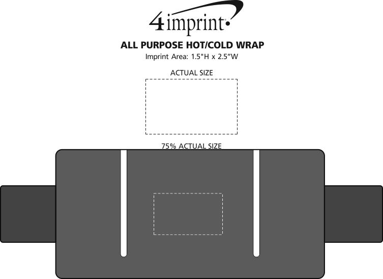 Imprint Area of All Purpose Hot/Cold Wrap