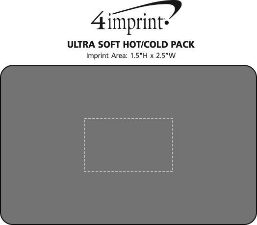 Imprint Area of Ultra Soft Hot/Cold Pack