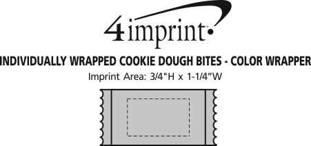 Imprint Area of Chocolate Cookie Dough Bites - Color Wrapper