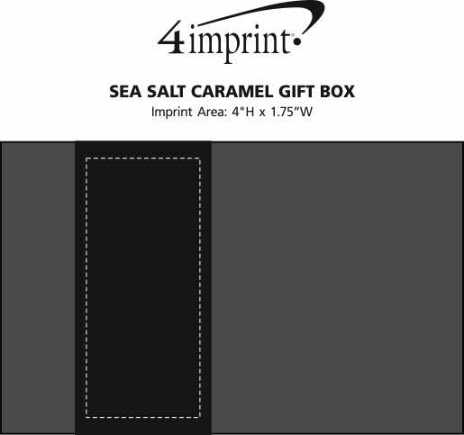 Imprint Area of Sea Salt Caramel Gift Box - 8-Pieces