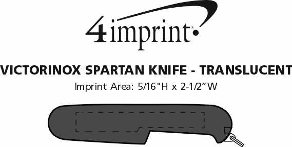 Imprint Area of Victorinox Spartan Knife - Translucent