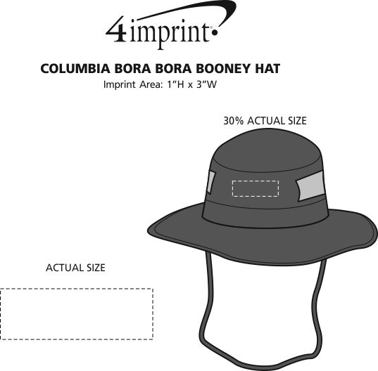 Imprint Area of Columbia Bora Bora Booney Hat