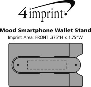 Imprint Area of Mood Smartphone Wallet Stand
