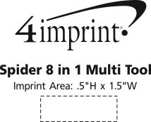 Imprint Area of Spider 8-in-1 Multi-Tool