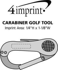 Imprint Area of Carabiner Golf Tool