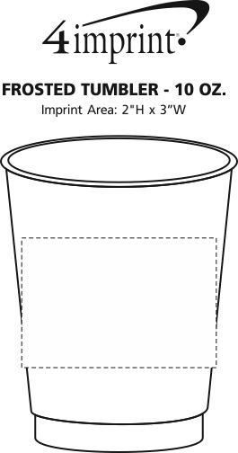 4imprint.com: Frosted Tumbler - 10 oz. 127771-10