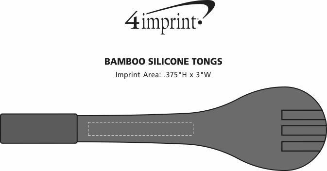 Imprint Area of Bamboo Silicone Tongs