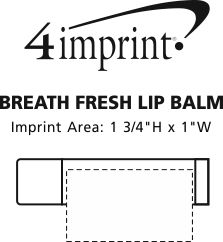 Imprint Area of Breath Fresh Lip Balm