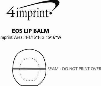 Imprint Area of eos Lip Balm