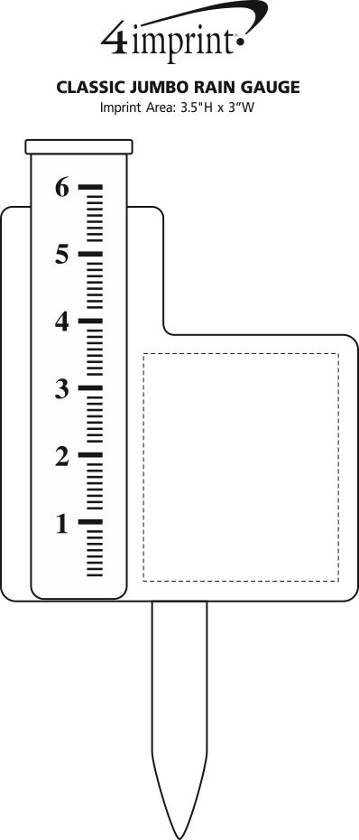 4imprint.com: Classic Jumbo Rain Gauge 128673