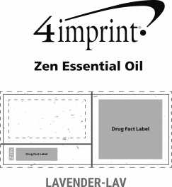 Imprint Area of Zen Essential Oil - Lavender
