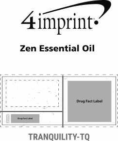 Imprint Area of Zen Essential Oil - Tranquility