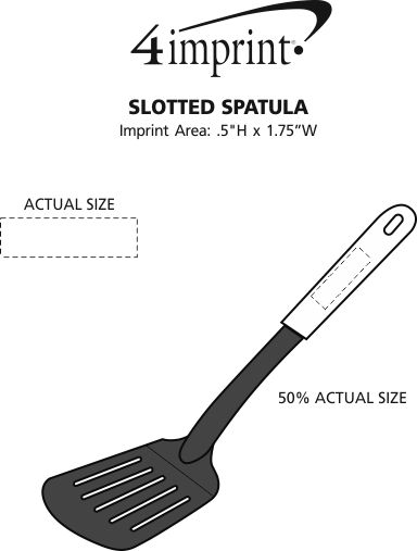 Imprint Area of Slotted Spatula