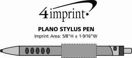 Imprint Area of Plano Stylus Pen