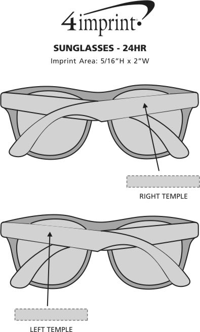 Imprint Area of Sunglasses - 24 hr