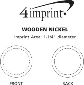 4imprint.com: Wooden Nickel - 24 hr 12945-24HR