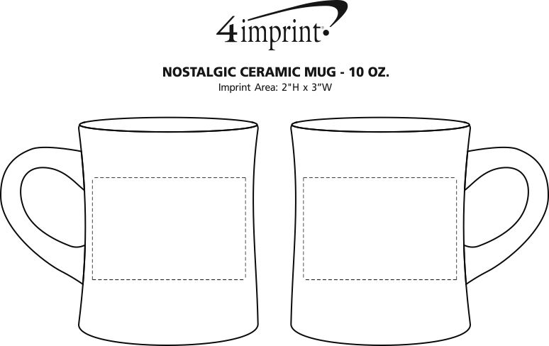 4imprint.com: Nostalgic Ceramic Mug - 10 oz. 129740