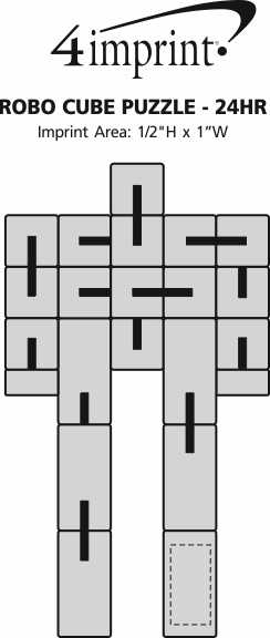 Imprint Area of Robo Cube Puzzle - 24 hr